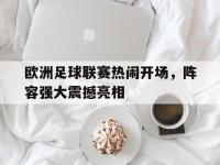 188体育官方网站-欧洲足球联赛热闹开场，阵容强大震撼亮相